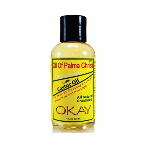 Okay Pure Dark Castor Oil 4oz