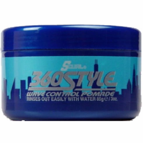 S-Curl 360 Style Wave Control Pomade 3oz