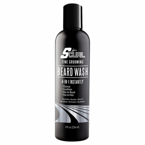 S-Curl Fine Grooming Beard Wash 8oz