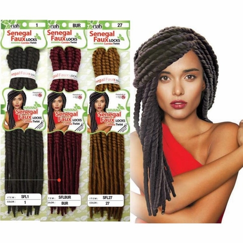 Senegal Faux Locks Havana Combo Twist 18"