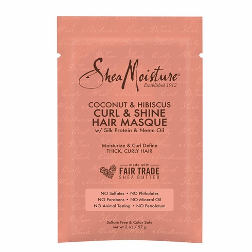 Shea Moisture Coconut & Hibiscus Curl Shine Hair Masque 2oz (12pk)