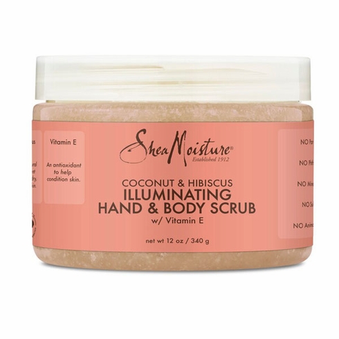 Shea Moisture Coconut & Hibiscus Illuminating Hand & Body Scrub 12oz