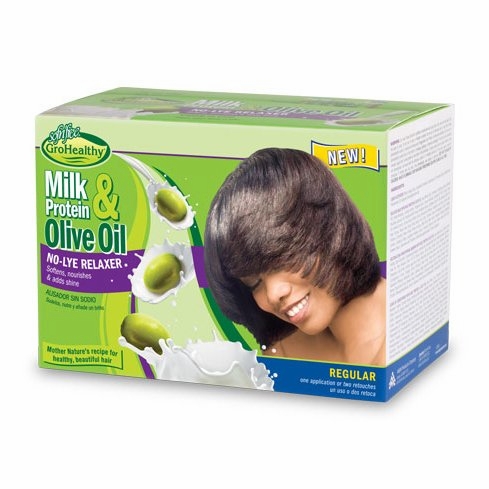 SofN'Free Gro Healthy Milk Protein & Olive Oil No-Lye Relaxer Kit