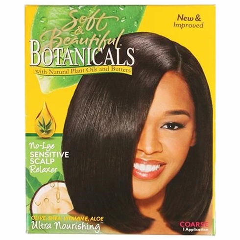 Soft & Beautiful Botanicals No-Lye Sensitive Scalp Relaxer Coarse