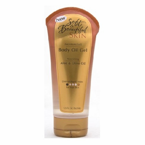 Soft & Beautiful SKIN MoistureSoft Body Oil Gel 5.5oz