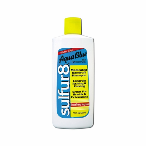 Sulfur 8 Medicated Anti-Dandruff Shampoo - Aqua Blue 7.5oz