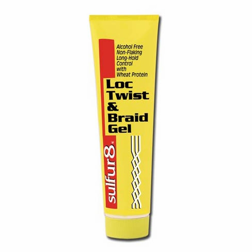 Sulfur 8 Medicated Loc Twist & Braid Gel 6oz