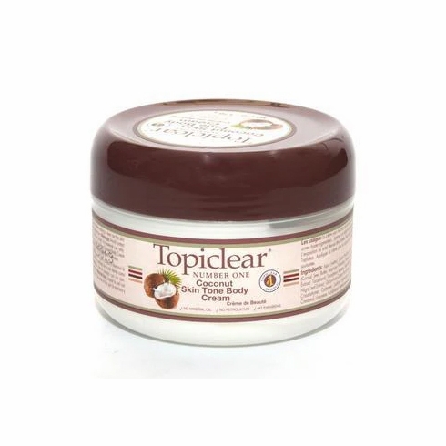 Topiclear Coconut Skin Tone Body Creme 6oz