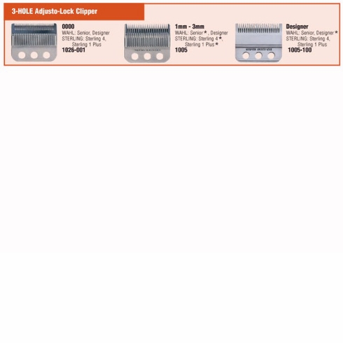 Wahl 3-hole Clipper Blade (#1005, #1026-001)