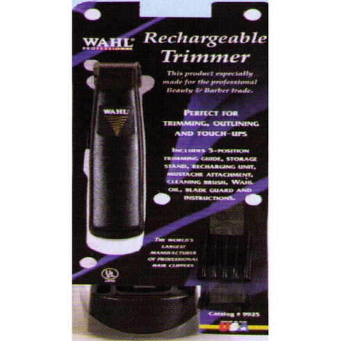 Wahl Rechargeable Trimmer for Trimming, Outlining & Touch-up # 9925