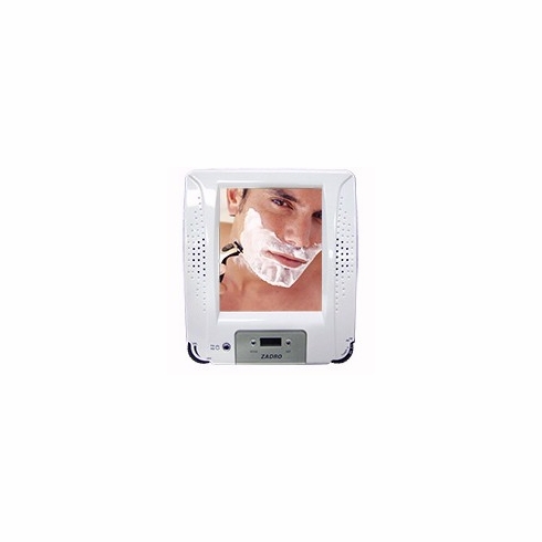 Zadro Fogless Shower Shaving Mirror with Radio & Clock (ZRA01)