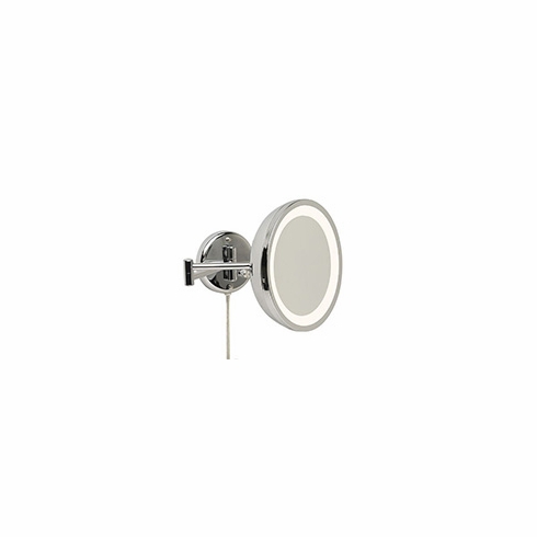 Zadro Wall Mount Lighted Make-up Mirror 7X (ZLW37)