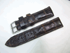 Genuine Alligator Special Tanned Brown/Dark Brown