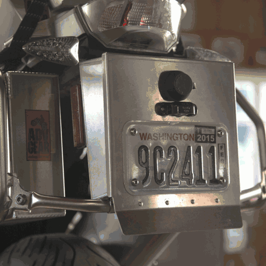 ADVGear Locking License Plate Storage Box