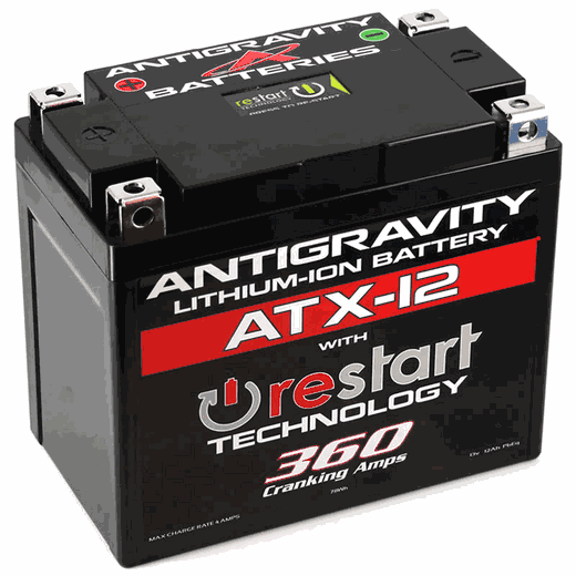 Antigravity ATX12 RESTART Ultralight Lithium Battery with Internal