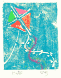 kite artisan handmade luxury folded card *NEW!*