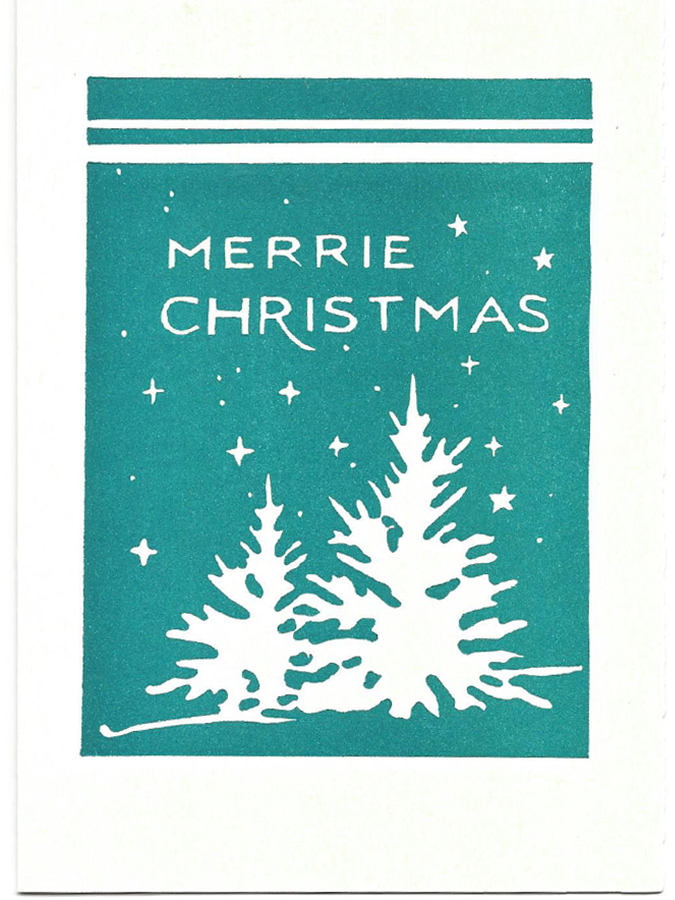 saturn press little firs artisan letterpress christmas cards (8)