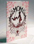 old school stationers mom mother's day letterpress card 