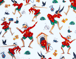 pinocchio italian designer decorative gift wrap paper