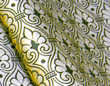 rococo damask emerald luxe italian designer gift wrap NEW!