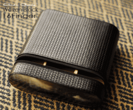 16 Finger Woven Black(TM) Latte Case