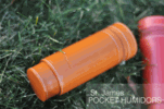 4 Finger Pocket Humidor - St. Barnes Yellow