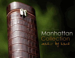 6 Finger Manhattan Croco Brown