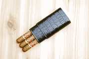 Andre Garcia 3 Finger Buffalo Horn Croco Embossed