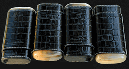 Andre Garcia 3 Finger Buffalo Horn Croco Embossed