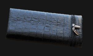 Andre Garcia 4 Finger Manhattan Croco Black