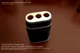 Andre Garcia Grooved Cigar Cases