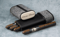 Harris Tweed Andre Garcia SLEEVES Sliding Cigar Case