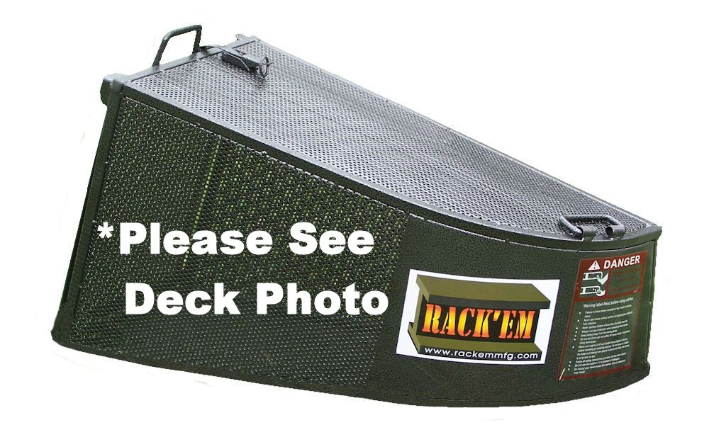 Grass Catcher Hammer powder coat paint finish steel 3.3 cubic feet Rack