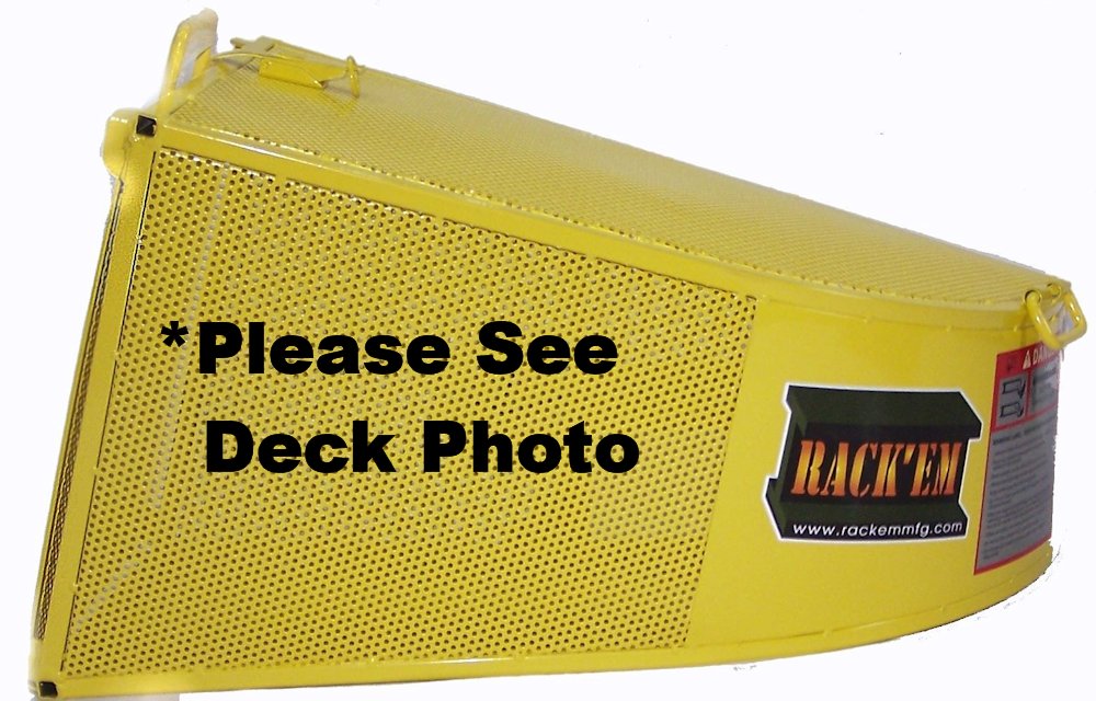 Grass Catcher Hammer powder coat paint finish steel 3.3 cubic feet Rack