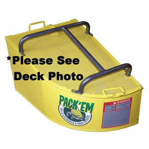 PK-OSB4<br>Steel Grass Catcher <br>Swing Door<br> Large Capacity<br>4.4 Cubic Feet 