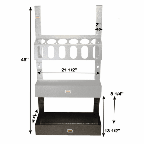 Lubrication Rack, Bin Only - Large Capacity RA-10C Rack'em Mfg