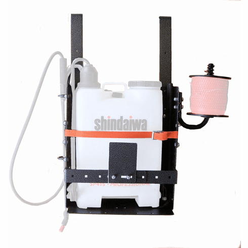 Adjustable Back Pack Sprayer or Blower Rack for Enclosed Trailers RA-39