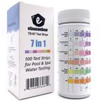 eSeasongear TS107 7-in-1 Pool and Spa Test Strips, 100/Pack