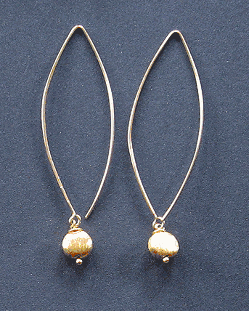 Thread Hoop Sterling Silver Earrings at Dasha Boutique