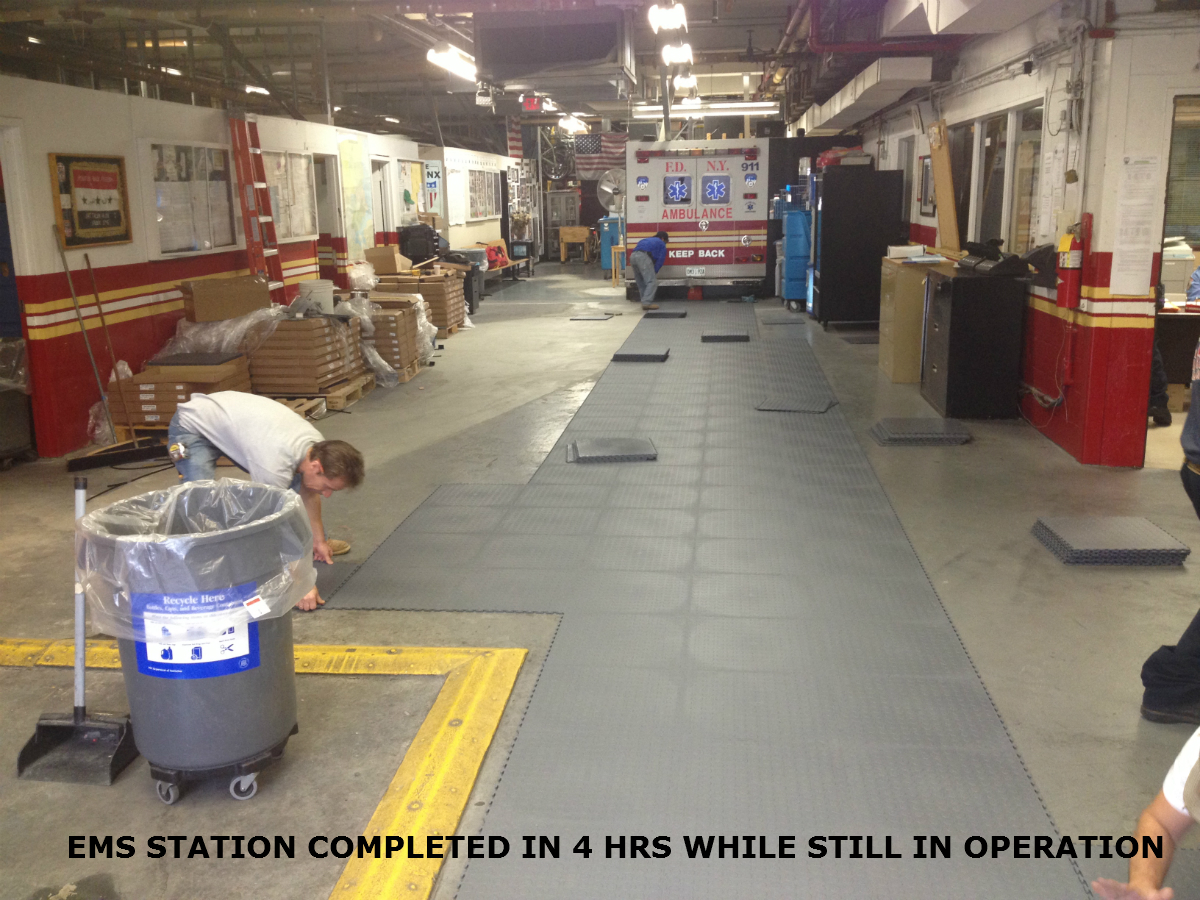 Heavy Duty Interlocking Garage Flooring Tiles Armor Garage