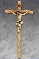 14 " Resin Corpus Wood Cross" itemprop="image