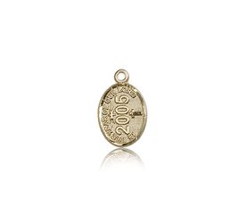 14kt Gold 2004 Charm Medal" itemprop="image