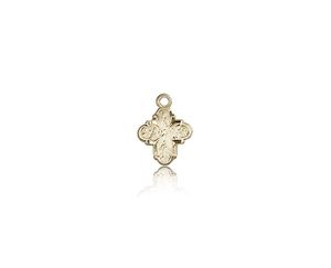 14kt Gold 4-Way Medal" itemprop="image