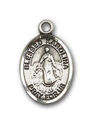 14kt Gold Blessed Karolina Kozkowna Patron Saint Medal - Small" itemprop="image