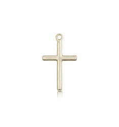 14kt Gold Cross Medal" itemprop="image