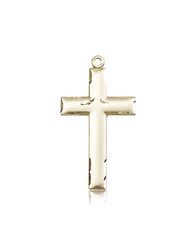 14kt Gold Cross Medal" itemprop="image