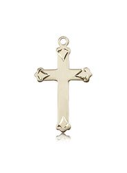 14kt Gold Cross Medal" itemprop="image