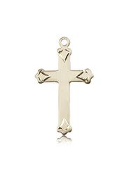 14kt Gold Cross Medal" itemprop="image