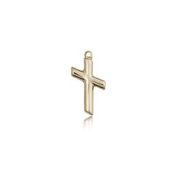 14kt Gold Cross Medal" itemprop="image