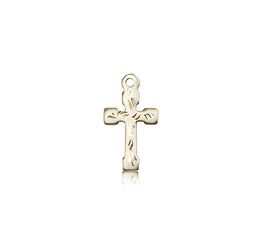 14kt Gold Cross Medal" itemprop="image